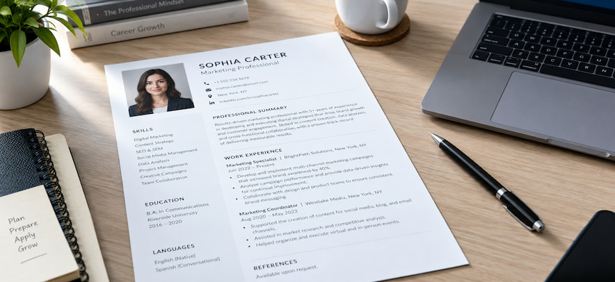 CV en inglés para trabajar en Irlanda