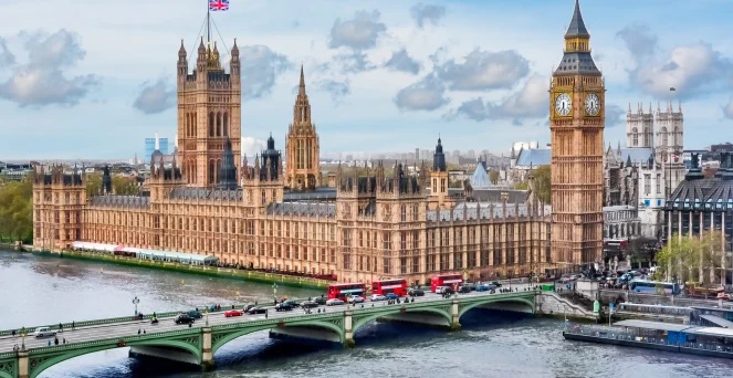 Westminster palace and Big Ben, London, UK